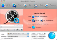 Bigasoft QuickTime Converter for Mac screenshot